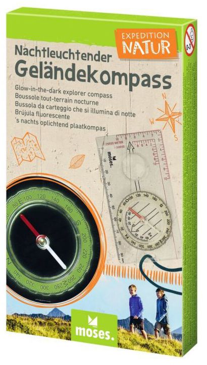 Прозрачен компас Moses Expedition Natur