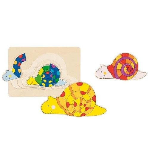 Многослоен пъзел Goki, охлюв