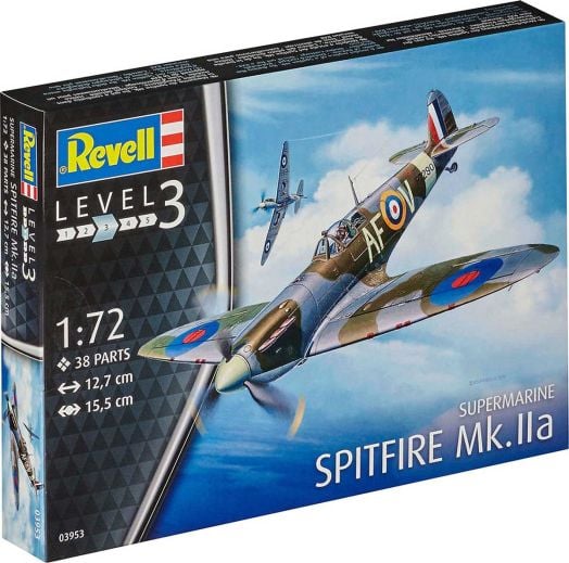 Сглобяем модел Revell - Изтребител Spitfire Mk.IIa
