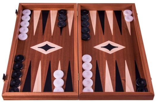 Табла Manopoulos - Класик махагон, 48 х 26 см.