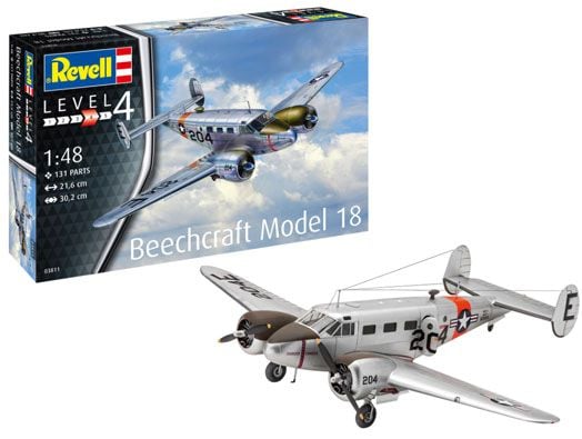 Сглобяем модел Revell - Beechcraft Model 18