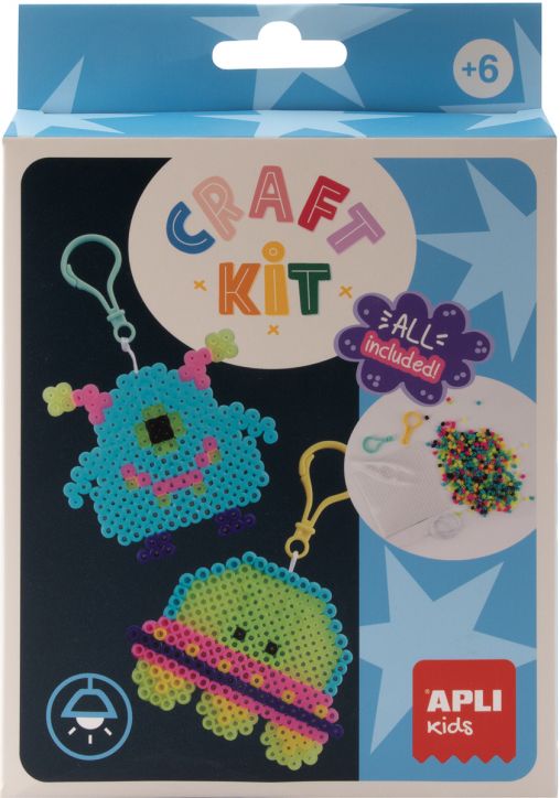 Творчески комплект Apli Kids - Направи сам ключодържател с космически мотиви