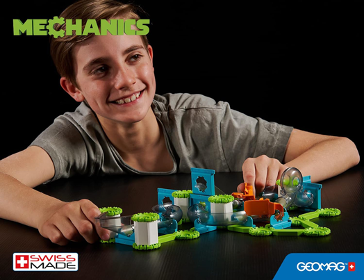 Магнитен конструктор Geomag - Mechanics Gravity, 153 части