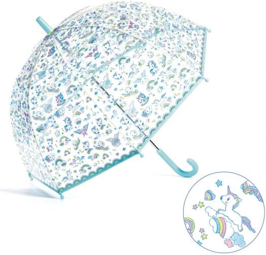 Детски чадър Djeco - Еднорози