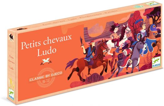 Игра Djeco: Не се сърди човече, кончета