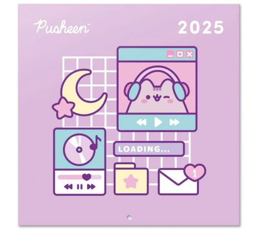 Календар Pusheen за 2025 година