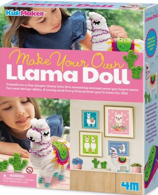 Творчески комплект 4M - Направи сам кукла Лама