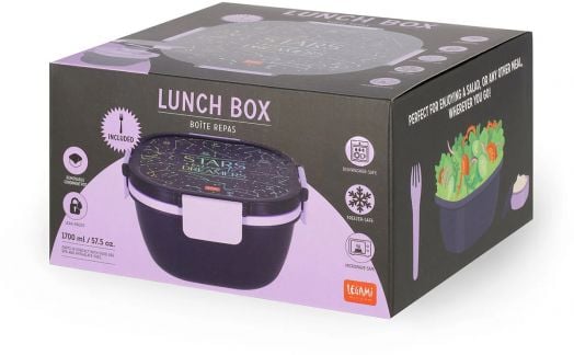 Кутия за храна Legami - Stars, 1,7 л.