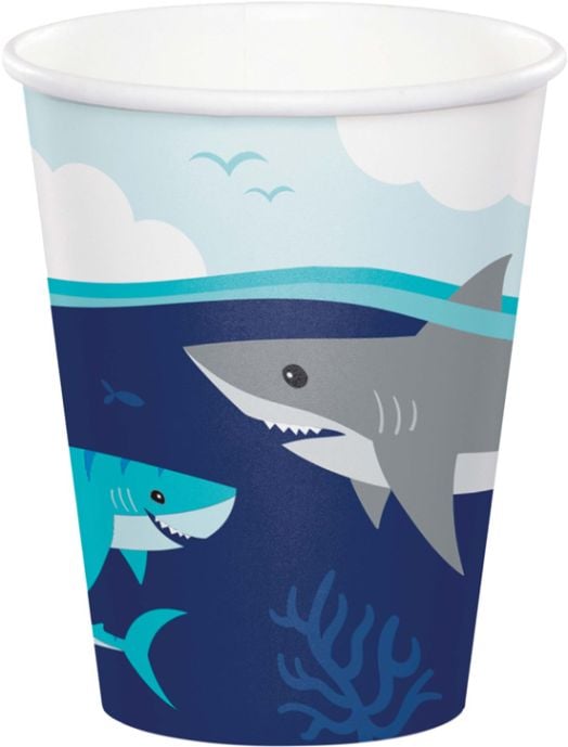 Чашки Creative Party - Shark Party, 8 бр.