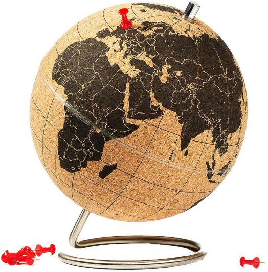 Корков глобус Suck UK, 14 см.