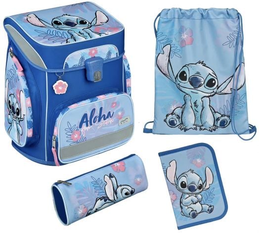 Комплект ученическа раница Undercover Lilo & Stitch, ергономик