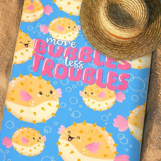 Плажна хавлия Legami - Pufferfish