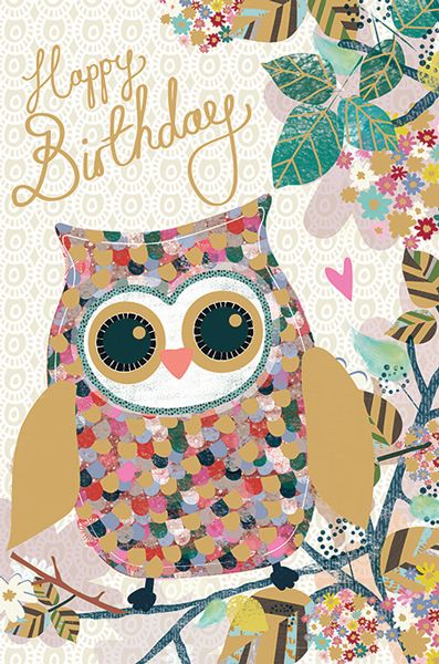 Картичка Editor: Щастливият бухал