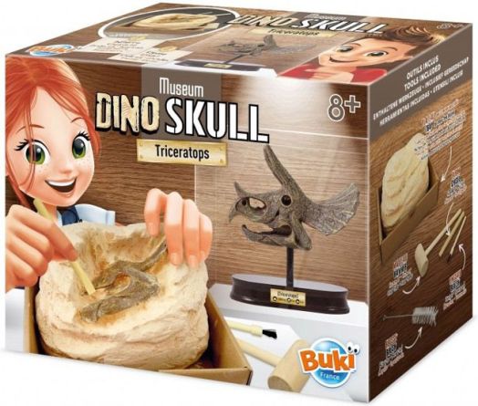 Изследователски комплект Buki - Череп на динозавър Трицератопс