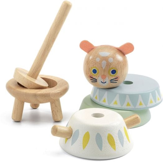 Дървена играчка за сортиране Djeco - Baby Souri