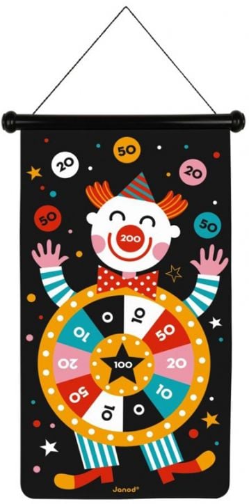 Магнитен дартс Janod - Цирк