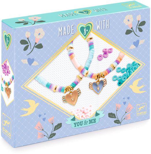 Креативен комплект Djeco: Направи си гривни - Heishi