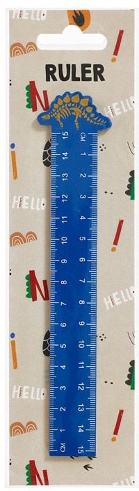 Линийка Miquelrius Dino, 15 см.
