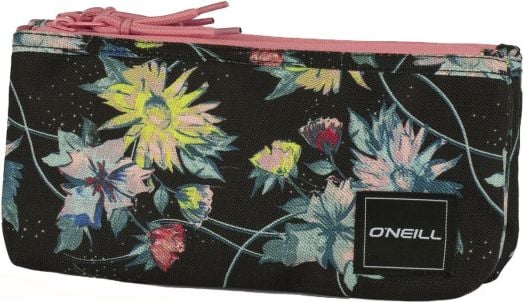 Двоен ученически несесер O'Neill, размер 21 x 10 x 6 см. с цветя