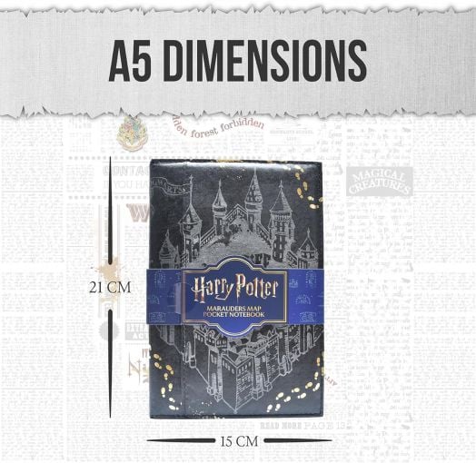 Тефтер Blue Sky Harry Potter - Marauders Map