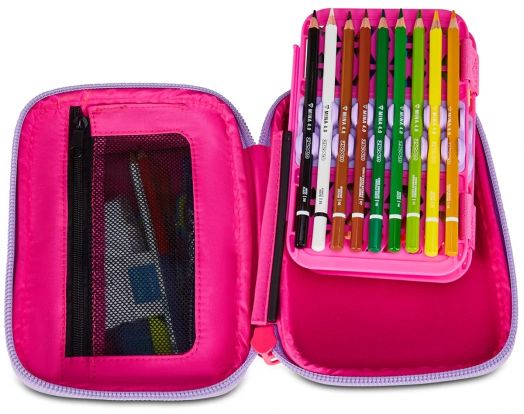 Ученически несесер Seven SJ Gang Speed Pad Cat & Air с едно отделение, пълен