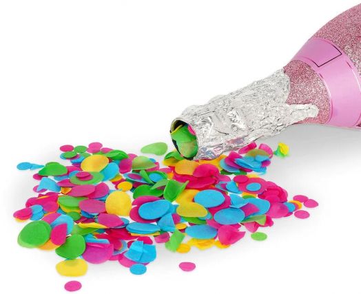 Бутилка с конфети Legami Party Popper - розова