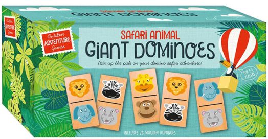 Гигантско домино Professor Puzzle - Safari Animals