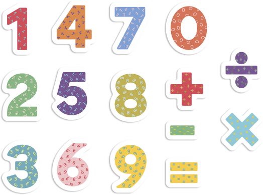Магнитна игра Apli Kids - Цифри, 30 броя