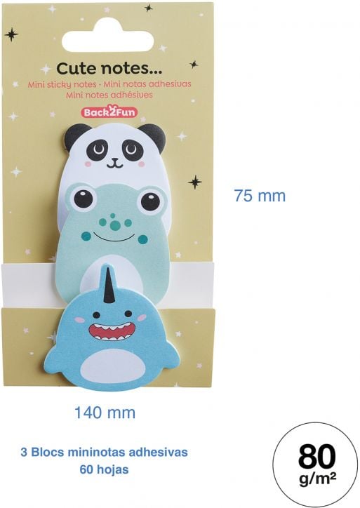 Лепящи листчета Miquelrius Back2Fun - Happy