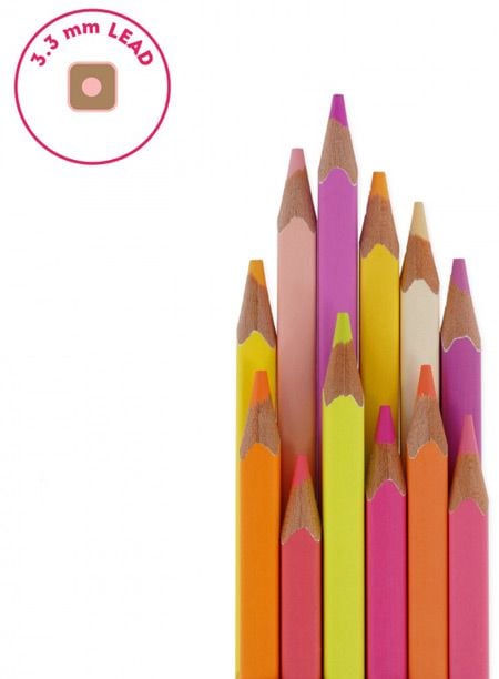 Цветни моливи Legami - Sunset, 12 бр.