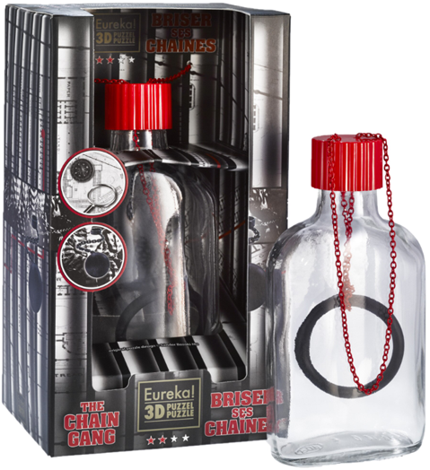 3D пъзел Eureka - Bottle with the Chain Gang