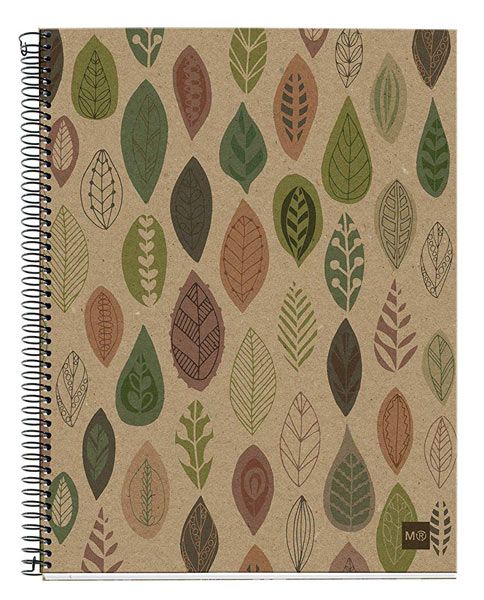 Тетрадка Miquelrius Ecohojas А4 със спирала и листа на малки квадратчета