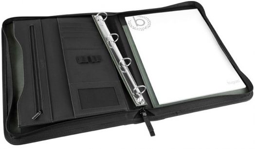 Бизнес папка Bugatti Ufficio с тефтер, черен