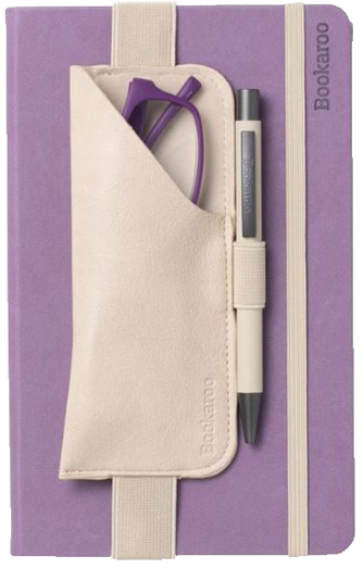 Калъфче за очила Bookaroo, кремаво