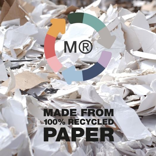 Тетрадка Miquelrius Recycled Eco Confetti А4 със спирала, 80 нелинирани листа
