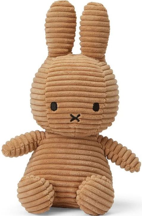 Плюшена играчка Miffy ECO Corduroy - Бежов, 23 см.