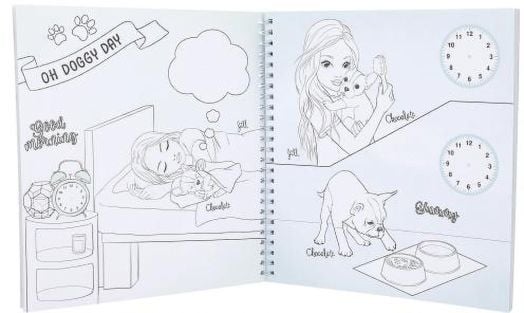 Книжка за оцветяване Top Model - Doggy