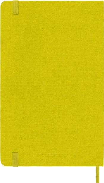 Класически жълт тефтер Moleskine Classic Hay Yellow с твърди корици и линирани страници
