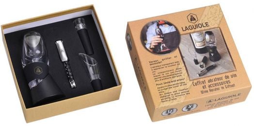 Комплект аксесоари за вино Laguiole Aerator, 4 части