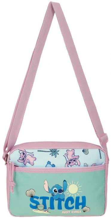 Детска чанта за през рамо Stitch Just Chill