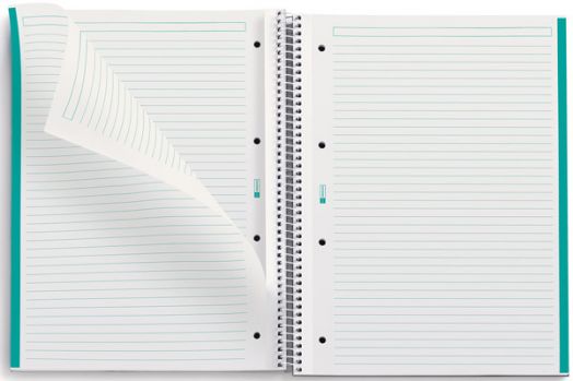 Тетрадка Miquelrius Be Eco A4 със спирала, 80 листа, широки редове, смарагд