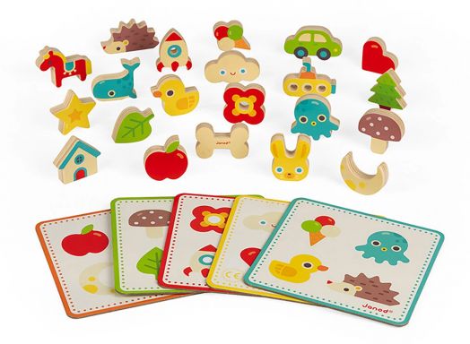 Игра за памет с напипване Janod