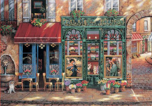 Пъзел Educa: Дворецът на цветята, 1500 части