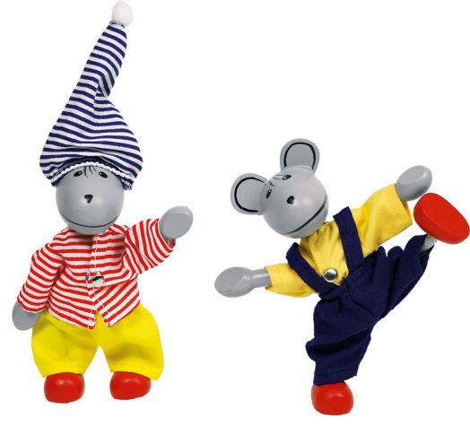 Мишки в кутия с дрехи Goki