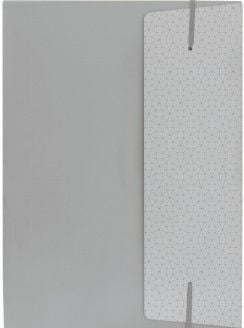 Папка с ластик Spree, Silver