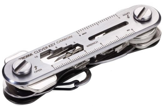 Ключодържател Troika Clever Key Carbon