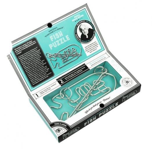 Метален 3D пъзел Professor Puzzle: Einstein's Fish Puzzle