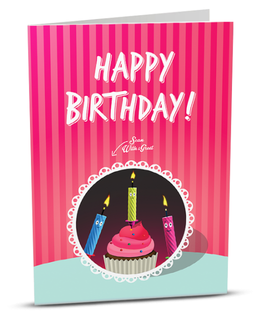 iGreet Картичка - Пеещи свещички