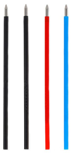 Комплект пълнители за трицветни гел химикалки Legami, 4 бр.