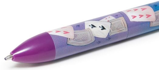 Двуцветна химикалка Legami - Алиса в страната на чудесата